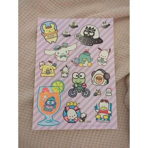 Sanrio 2020 Badz Maru pekkle keroppi pocchaco tuxedo Sam pom pom sticker sheet